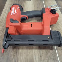 AS-IS  MILWAUKEE M18 FUEL 18-Volt Lithium-Ion Brushless Cordless 18-Gauge 1/4 in. Narrow Crown Stapler (Tool-Only)