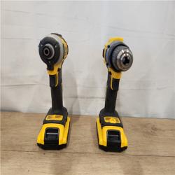 AS-IS- DEWALT ATOMIC 20-Volt MAX Lithium-Ion Cordless Combo (2-Tool) Kit