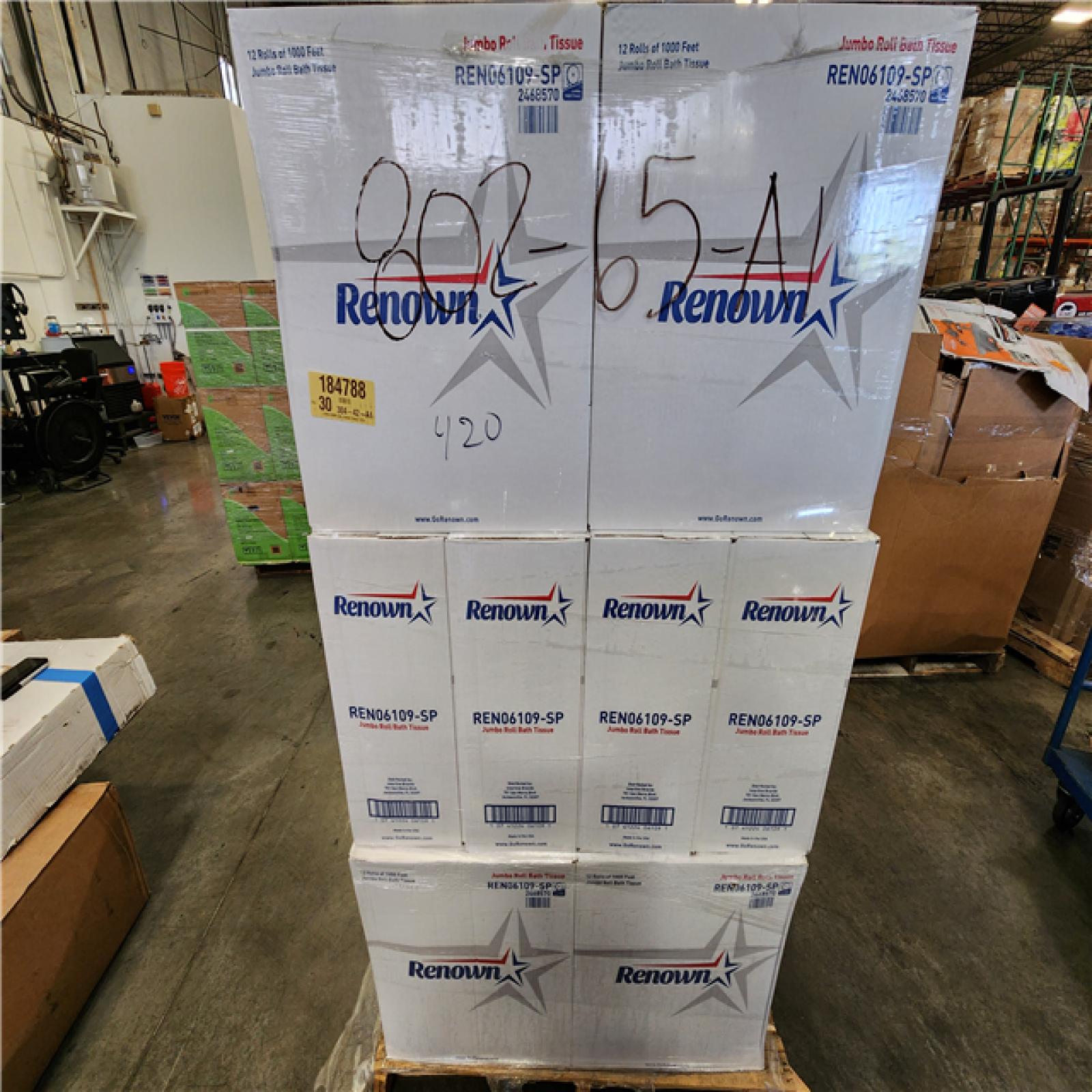 Phoenix Location NEW Windsoft 3.4 in. W x 1000 ft. L 2-Ply White Septic Safe Jumbo-Roll Toilet Paper (12-Rolls/Carton) (30 Boxes)