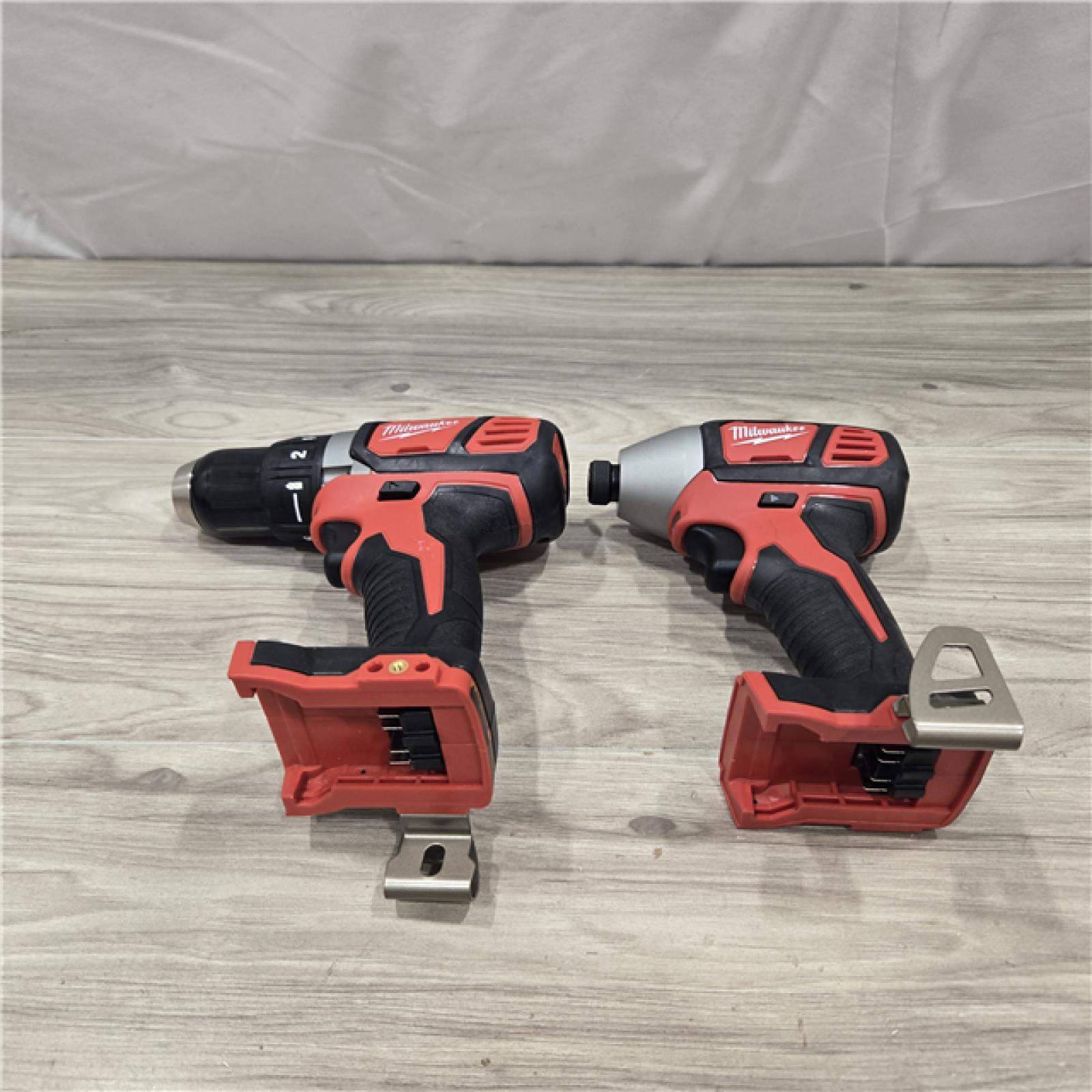 AS-IS Milwaukee 18V Cordless 2-Tool Drill/Driver and Impact Driver Kit
