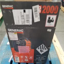 CALIFORNIA AS-IS GENERAC PORTABLE GENERATOR