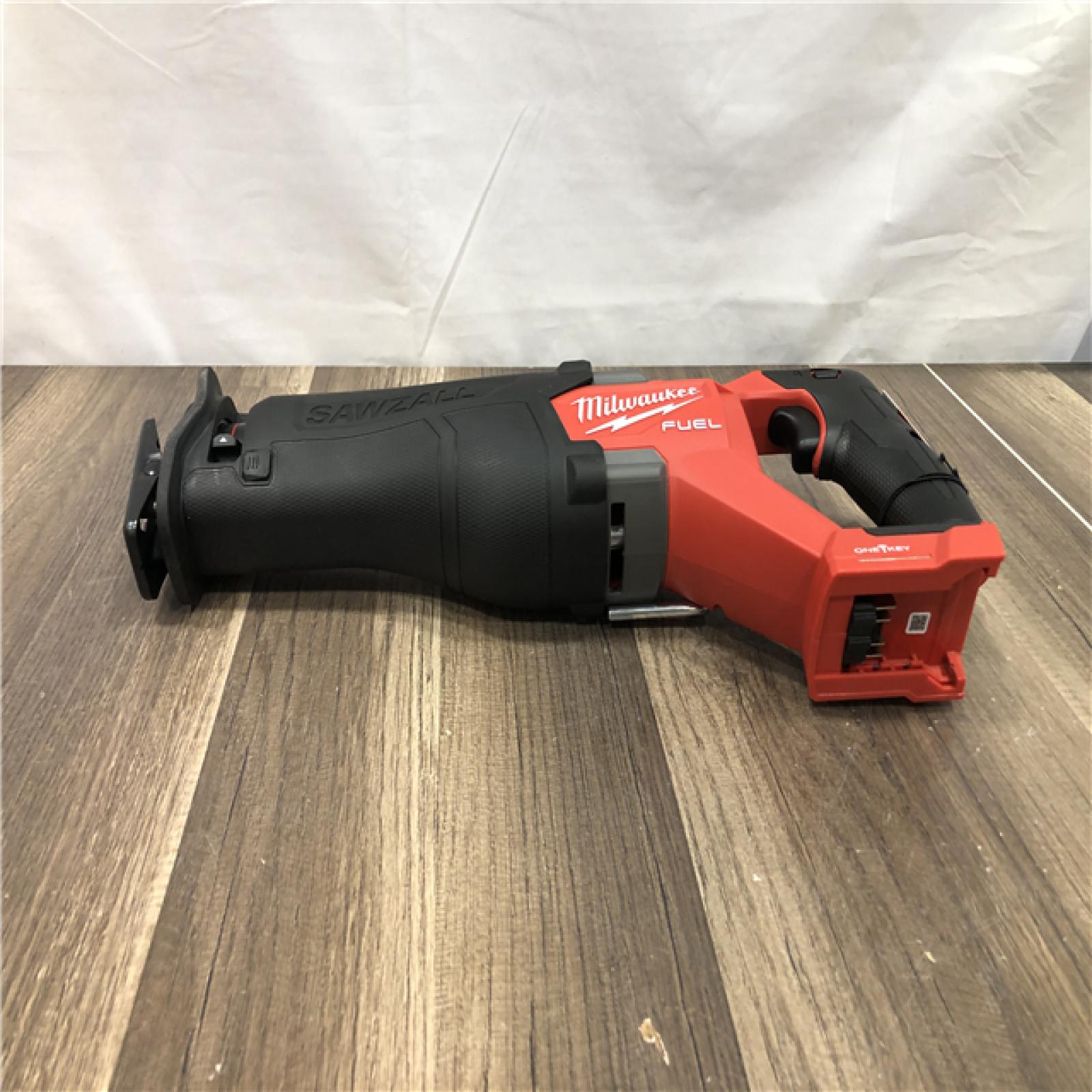 AS-IS Milwaukee FUEL ONE-KEY 18V Lithium-Ion Brushless Cordless SAWZALL Reciprocating Saw (Tool-Only)