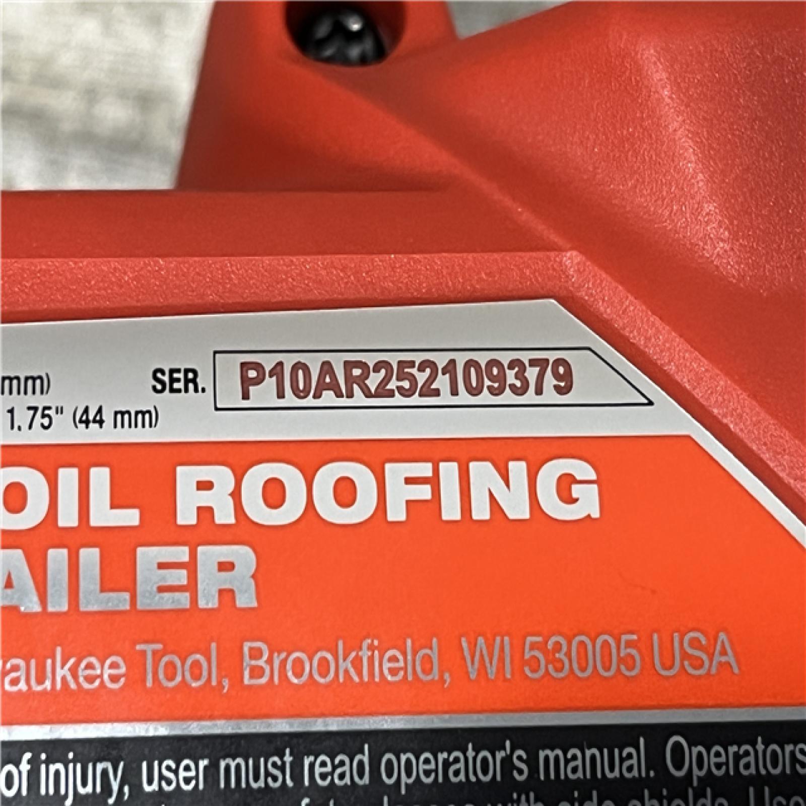 AS-IS Milwaukee FUEL 18-Volt Lithium-Ion Brushless Cordless Coil Roofing Nailer (Tool Only)