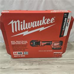 NEW! - Milwaukee M18 18V Lithium-Ion Cordless Short Throw Press Tool Kit