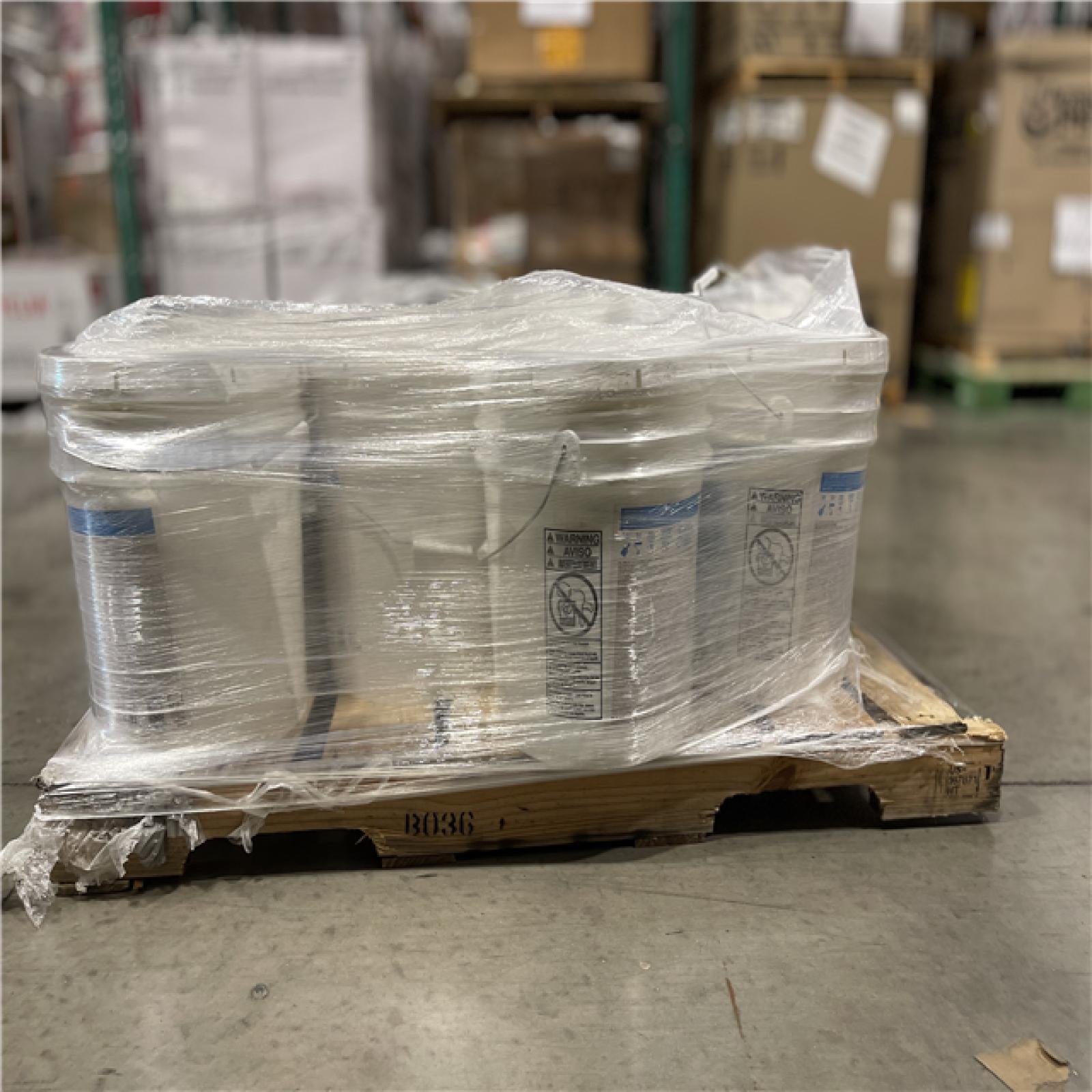 DALLAS LOCATION -Dyco Pool Paint 5 Gal. 3150 White Semi-Gloss Acrylic Exterior Paint PALLET-(11 UNITS)