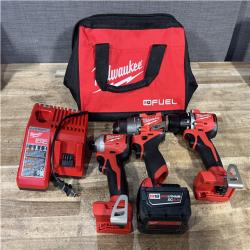 Houston Location AS-IS Milwaukee Drill Driver Hammers QTY/2 and Impact Driver and Battery with Charger