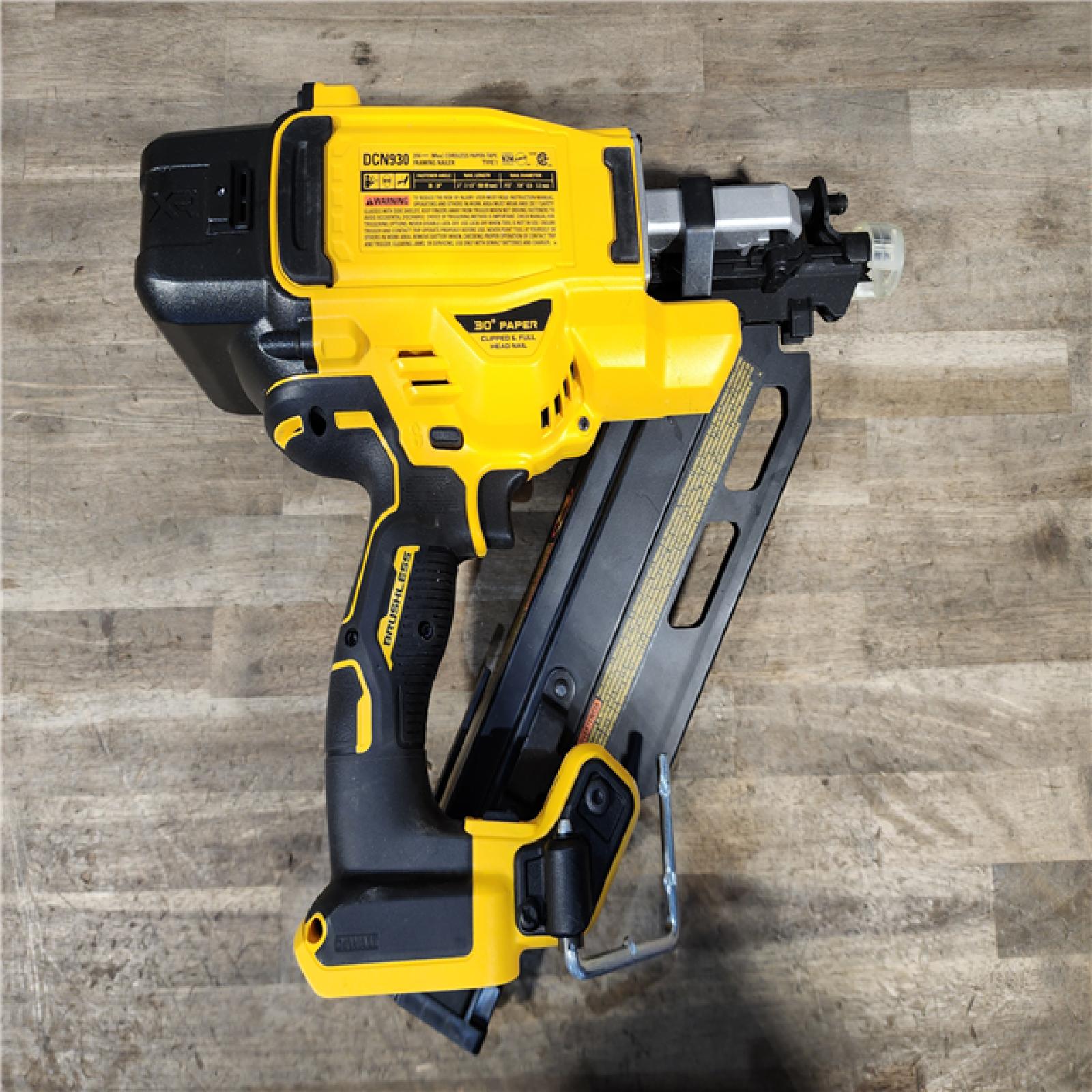 HOUSTON LOCATION - AS-IS DEWALT 20V 30 Degree Cordless Framing Nailer (Tool-Only)