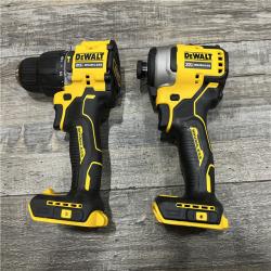 AS-IS DEWALT 20V MAX Lithium-Ion Cordless 2-Tool Combo Kit