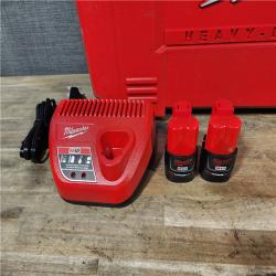 HOUSTON LOCATION - AS-IS M12 12-Volt Lithium-Ion Force Logic Cordless Press Tool Kit (2 Jaws Included) with Two 1.5 Ah Battery and Hard Case