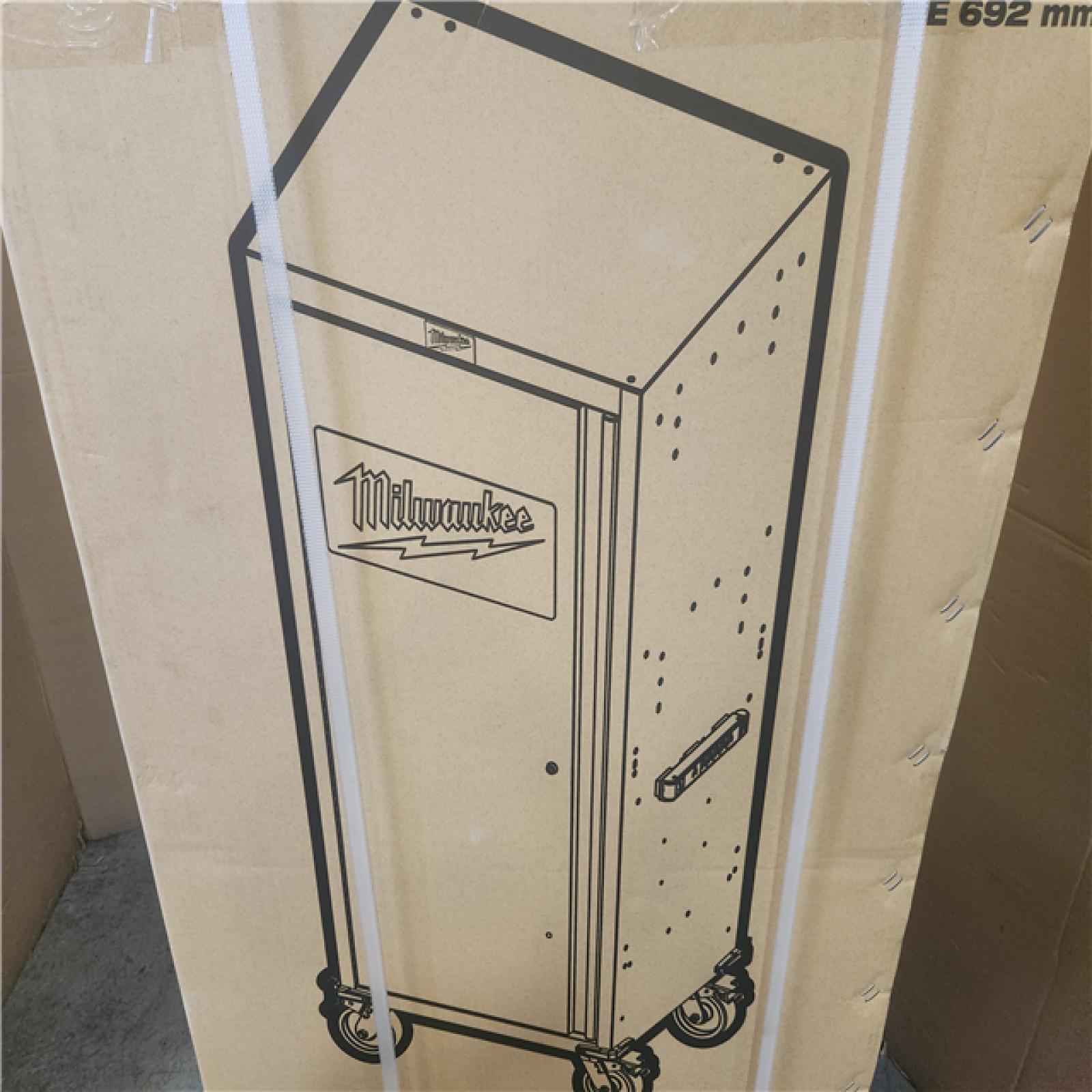 Phoenix NEW Milwaukee High Capacity 27 in. W x 22.1 in. D 4 Shelf Rolling Side Tool Locker