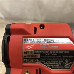 AS-IS Milwaukee M12 FUEL 12-Volt Lithium-Ion Cordless 1/4 in. Hex Impact Driver Compact Kit