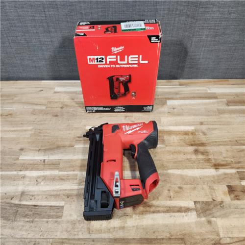 HOUSTON LOCATION - AS-IS Milwaukee  FUEL 12-Volt Lithium-Ion Brushless Cordless 18-Gauge 1-1/2 in. Compact Brad Nailer (Tool Only)