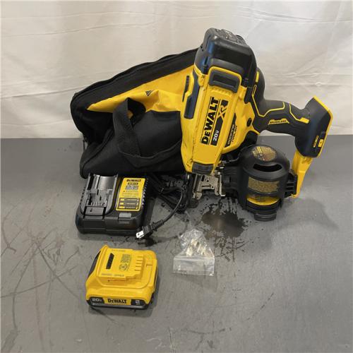 AS-IS - DeWalt 20V MAX Lithium-Ion 15-Degree Cordless Roofing Nailer Kit
