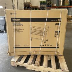 DALLAS LOCATION- AS-IS Husky Standard-Duty 52 in. W 10-Drawer Matte Cadet Gray Mobile Workbench Cabinet