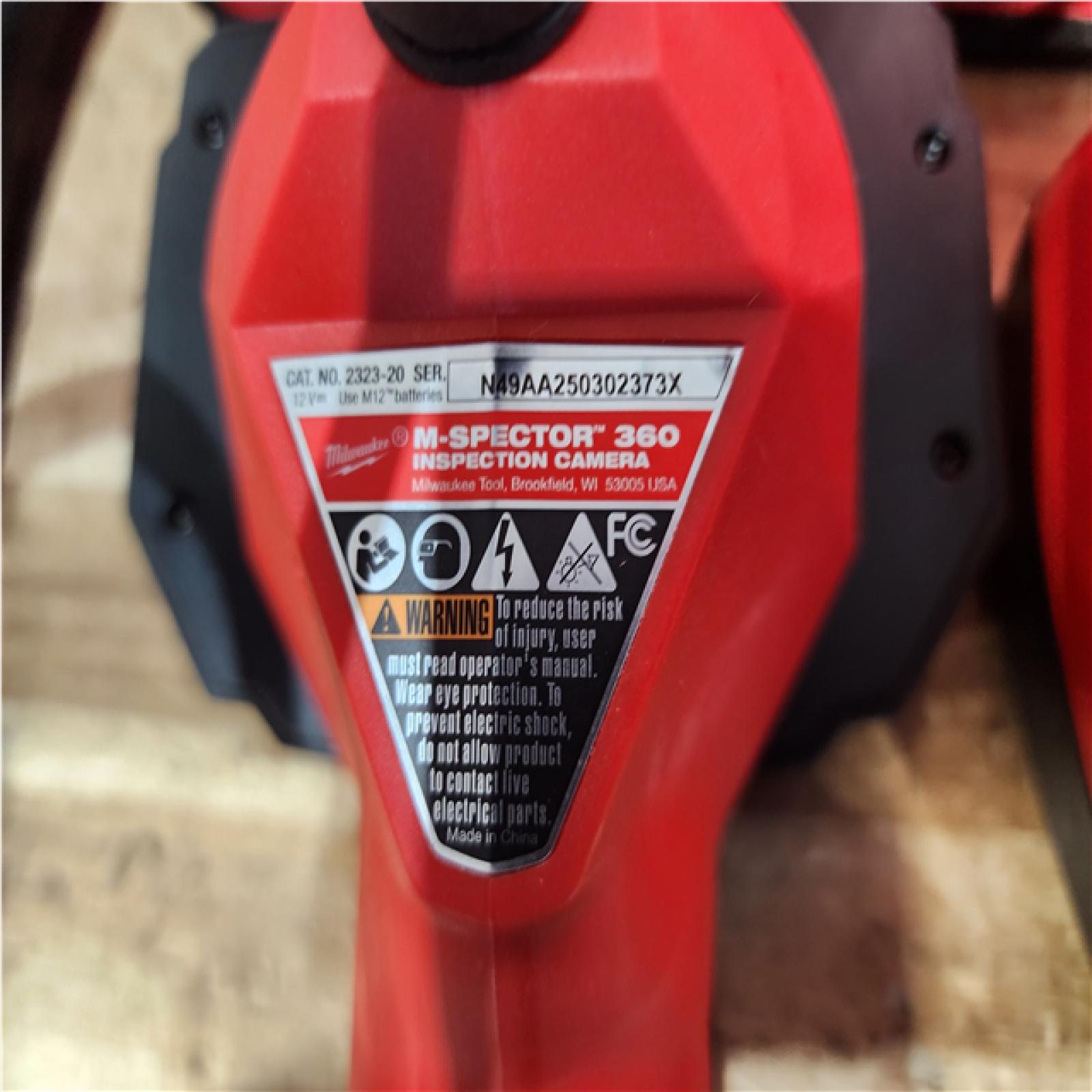 Houston Location AS-IS Milwaukee 12V Lithium-Ion Cordless M-SPECTOR 360-Degree 4 ft. Inspection Camera Kit