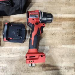 HOUSTON LOCATION - AS - IS Milwaukee 18V Lithium-Ion Brushless Cordless 1/2 in. Compact Drill/Driver with kit