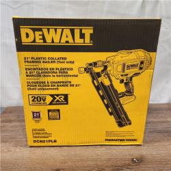 AS-IS DEWALT  21-Degree 3-1/4 Plastic Collated 20V MAX Cordless Framing Nailer (Tool Only)