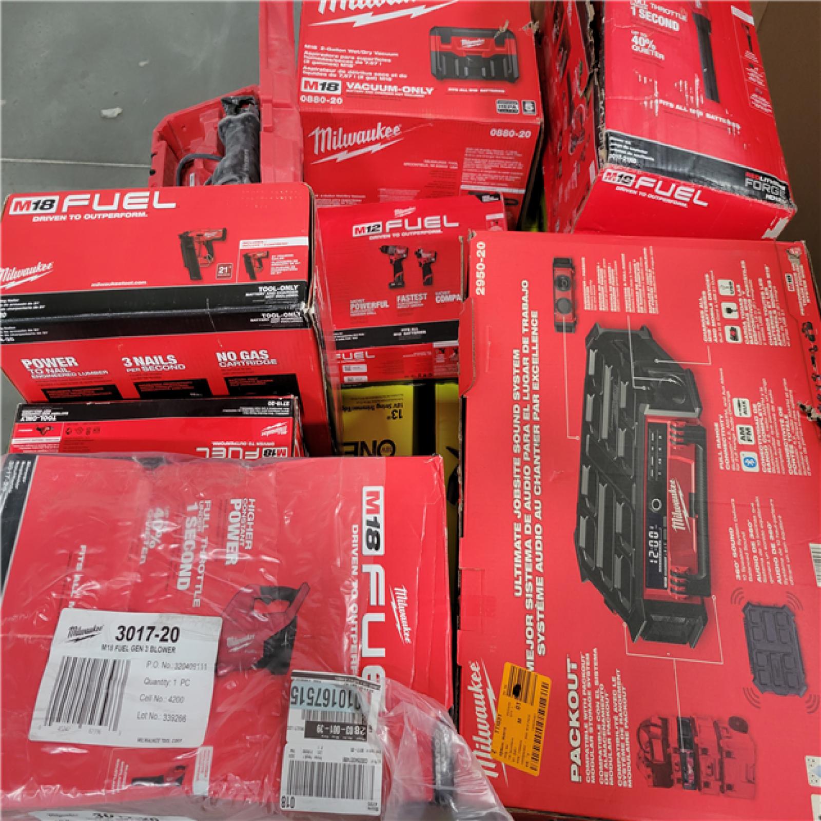 CALIFORNIA AS-IS TOOL PALLET