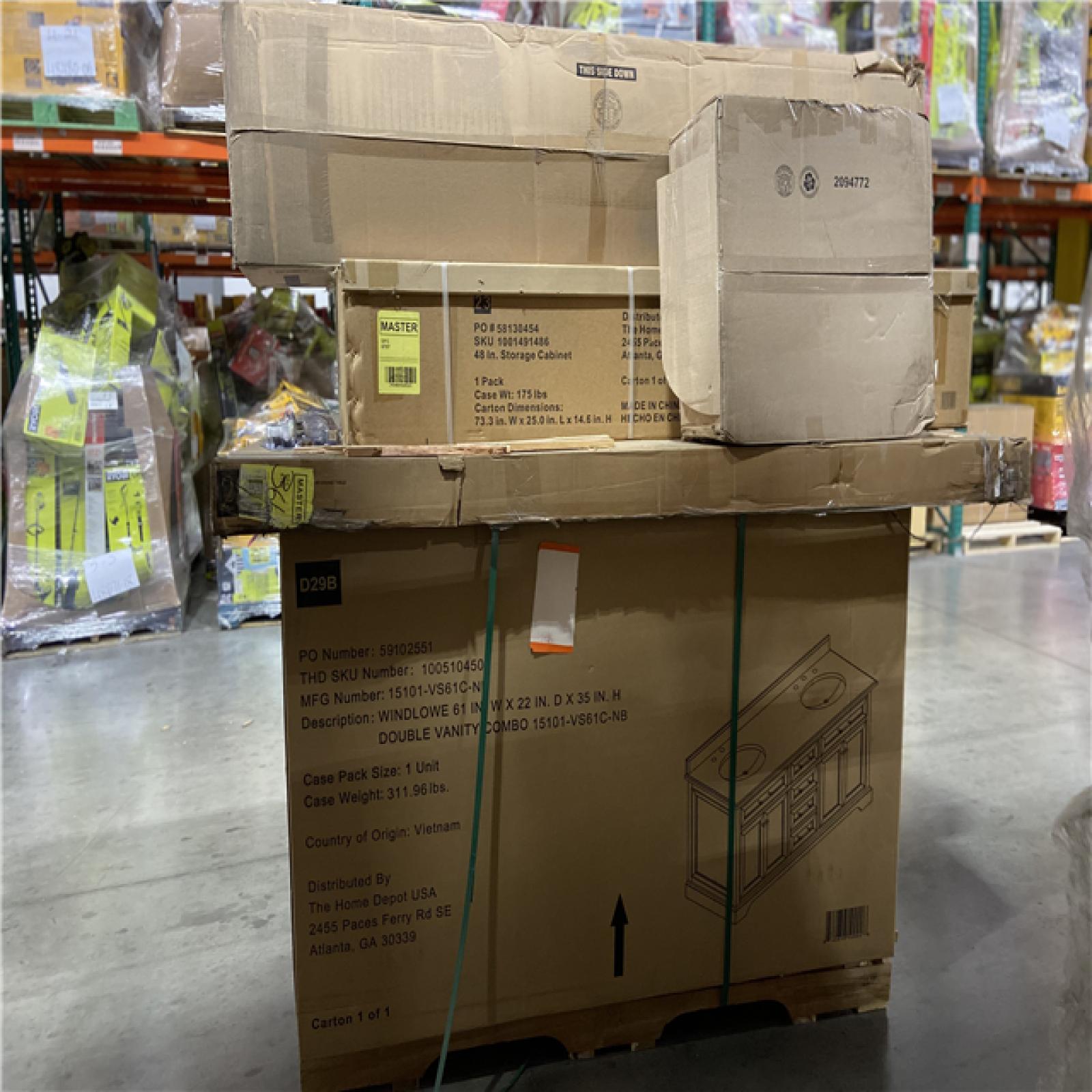 DALLAS LOCATION - AS-IS HOME IMPROVEMENT PALLET