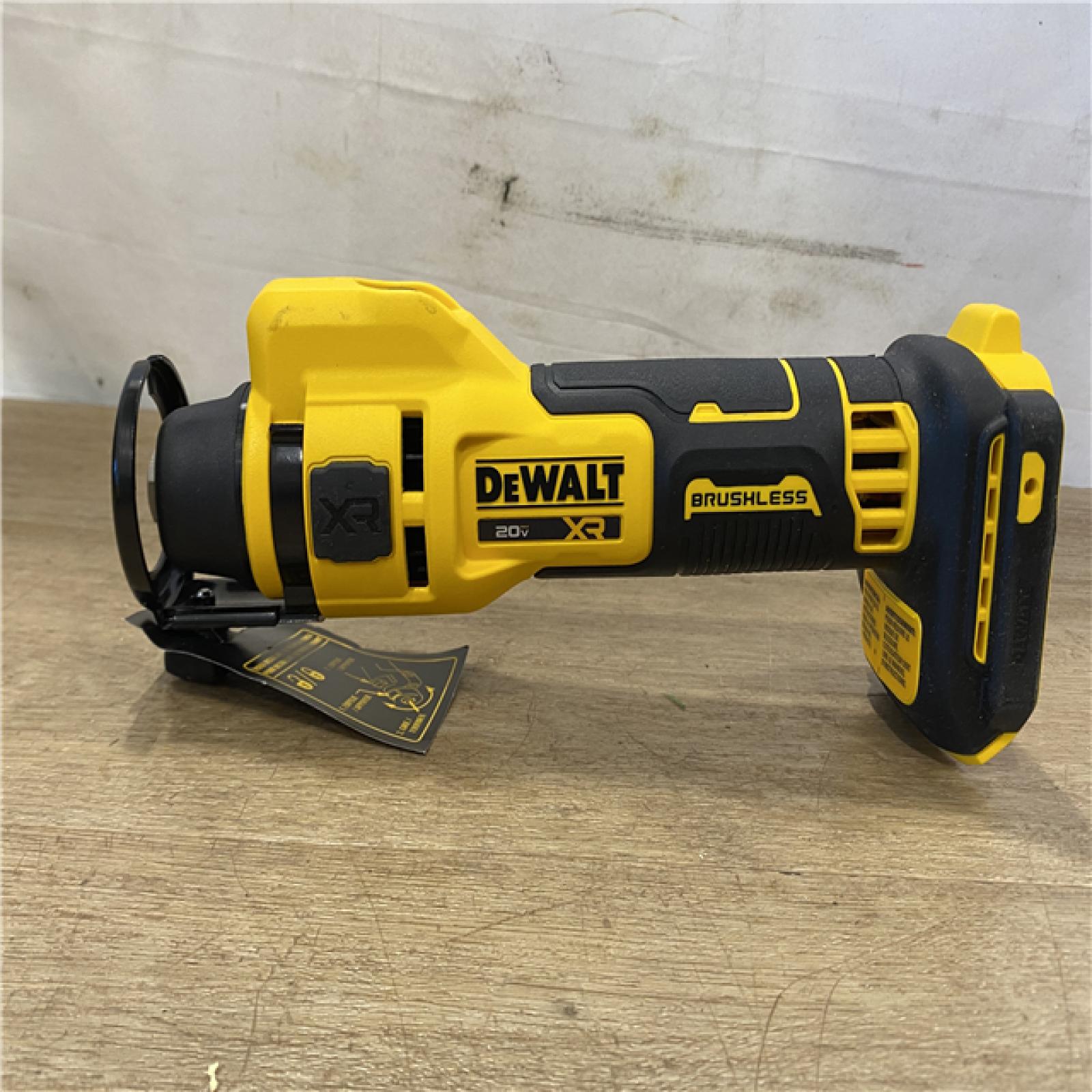 AS-IS DEWALT XR 20V Lithium-Ion Cordless Rotary Drywall Cut-Out Tool (Tool Only)