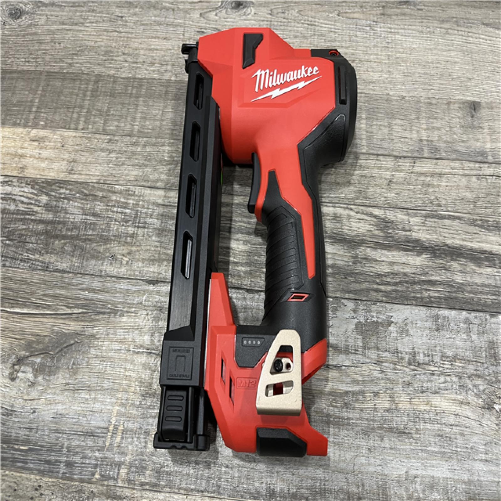 AS-IS Milwaukee 12-Volt Lithium-Ion Cordless Cable Stapler (Tool-Only)