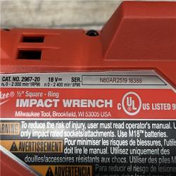 AS-IS Milwaukee FUEL 18V Lithium-Ion Brushless Cordless 1/2 in. Impact Wrench w/Friction Ring Kit