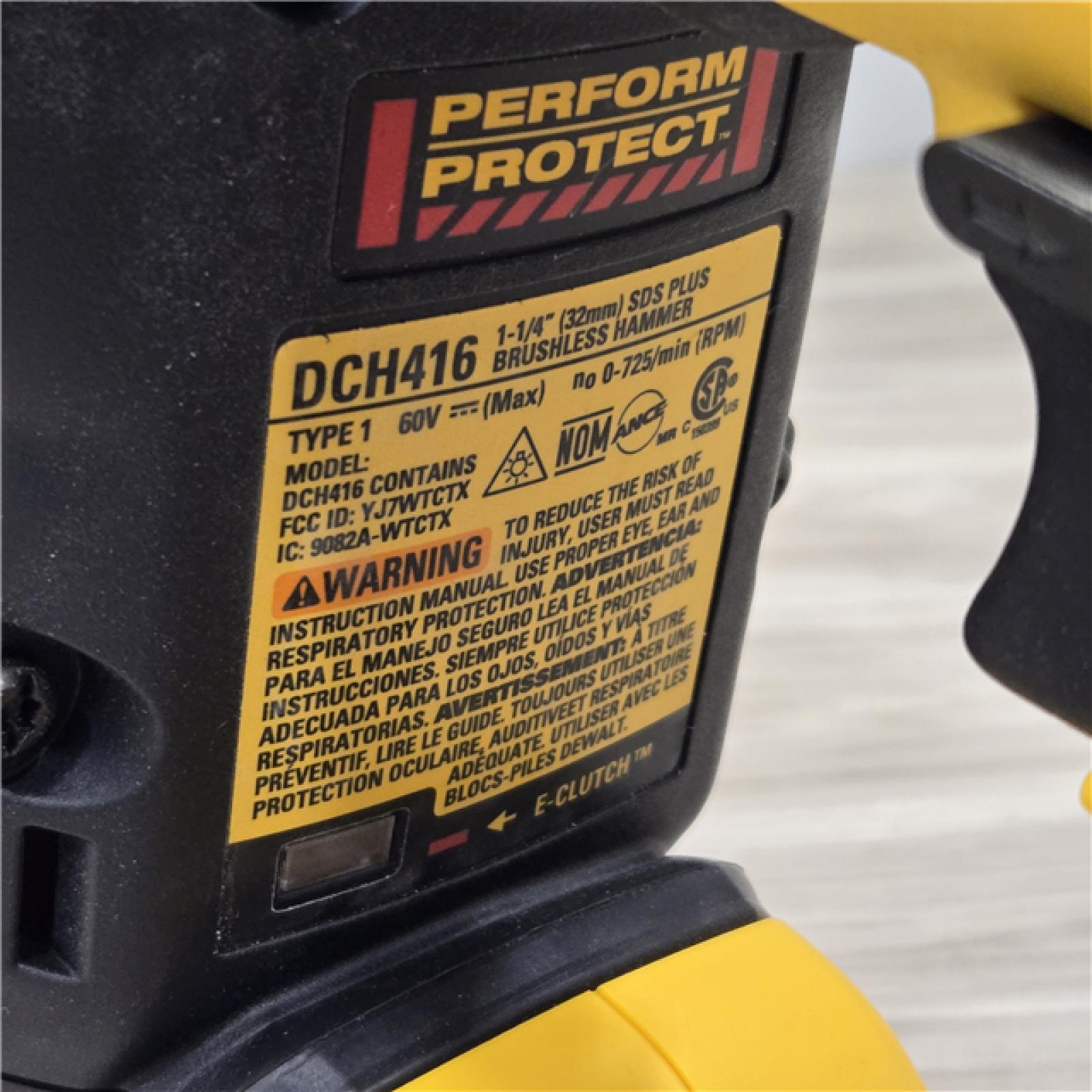 AS-IS FLEXVOLT 60V MAX Cordless 1-1/4 in. SDS Plus Rotary Hammer (Tool Only)
