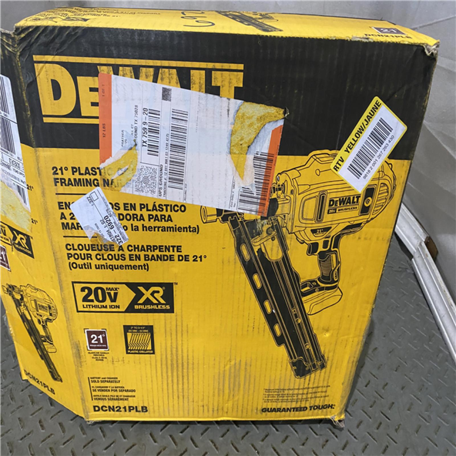 Houston location ASIS DeWalt DCN21PLB 20V MAX 21Degree Plastic