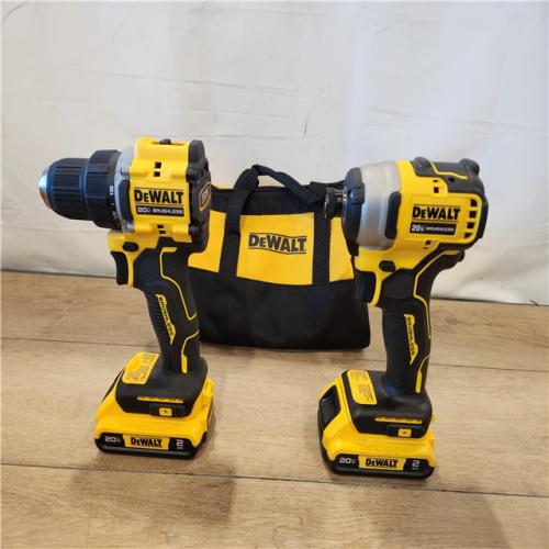 AS-IS- DEWALT ATOMIC 20-Volt MAX Lithium-Ion Cordless (2-Tool) Combo Kit