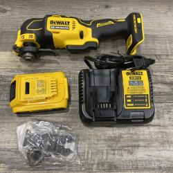 AS-IS DEWALT ATOMIC 20V MAX Cordless Brushless Oscillating Multi Tool Kit