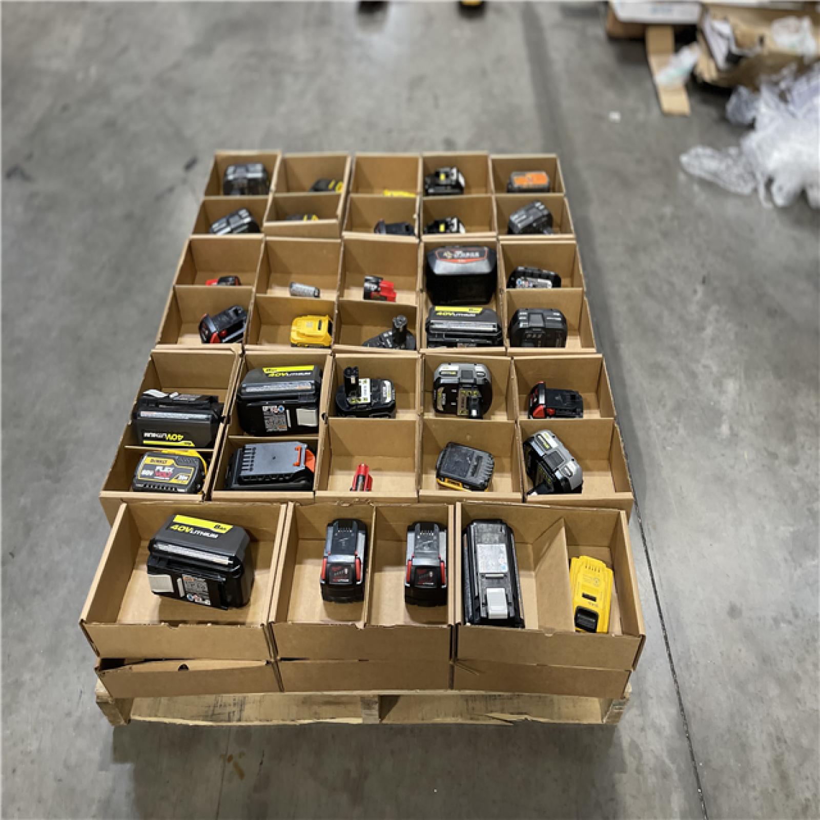 DALLAS LOCATION- AS-IS BATTERY PALLET