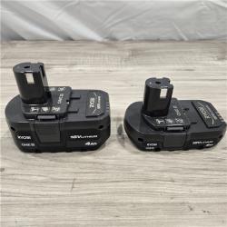 LIKE NEW!- Ryobi ONE+ 18V Li-Ion Starter Kit