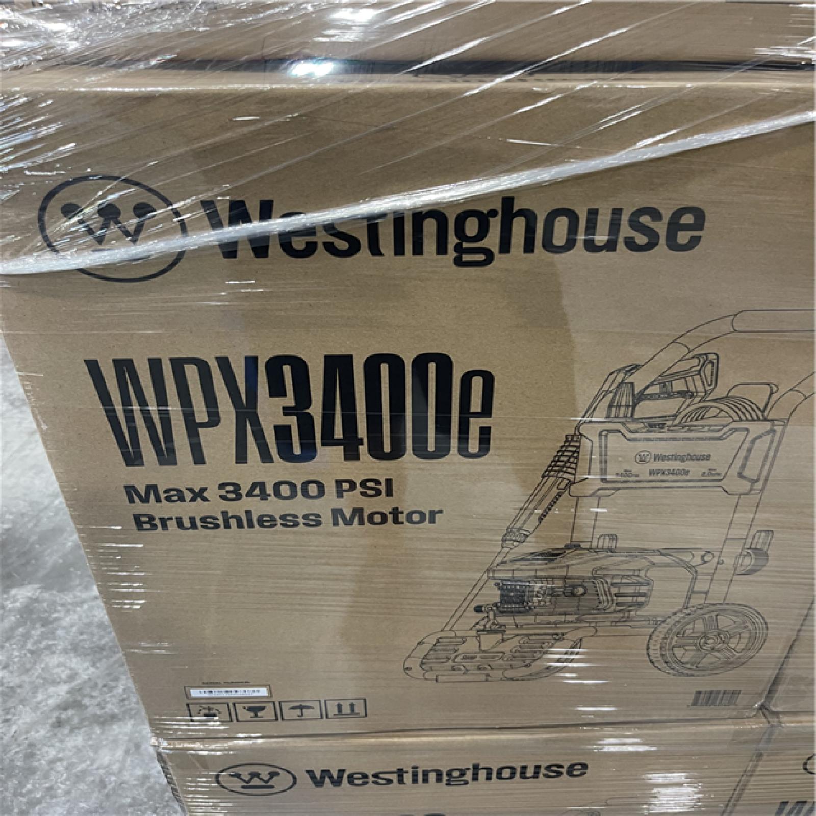 Atlanta Location New Westinghouse Pressure Washers (100 units) 3 pallets BL200-D