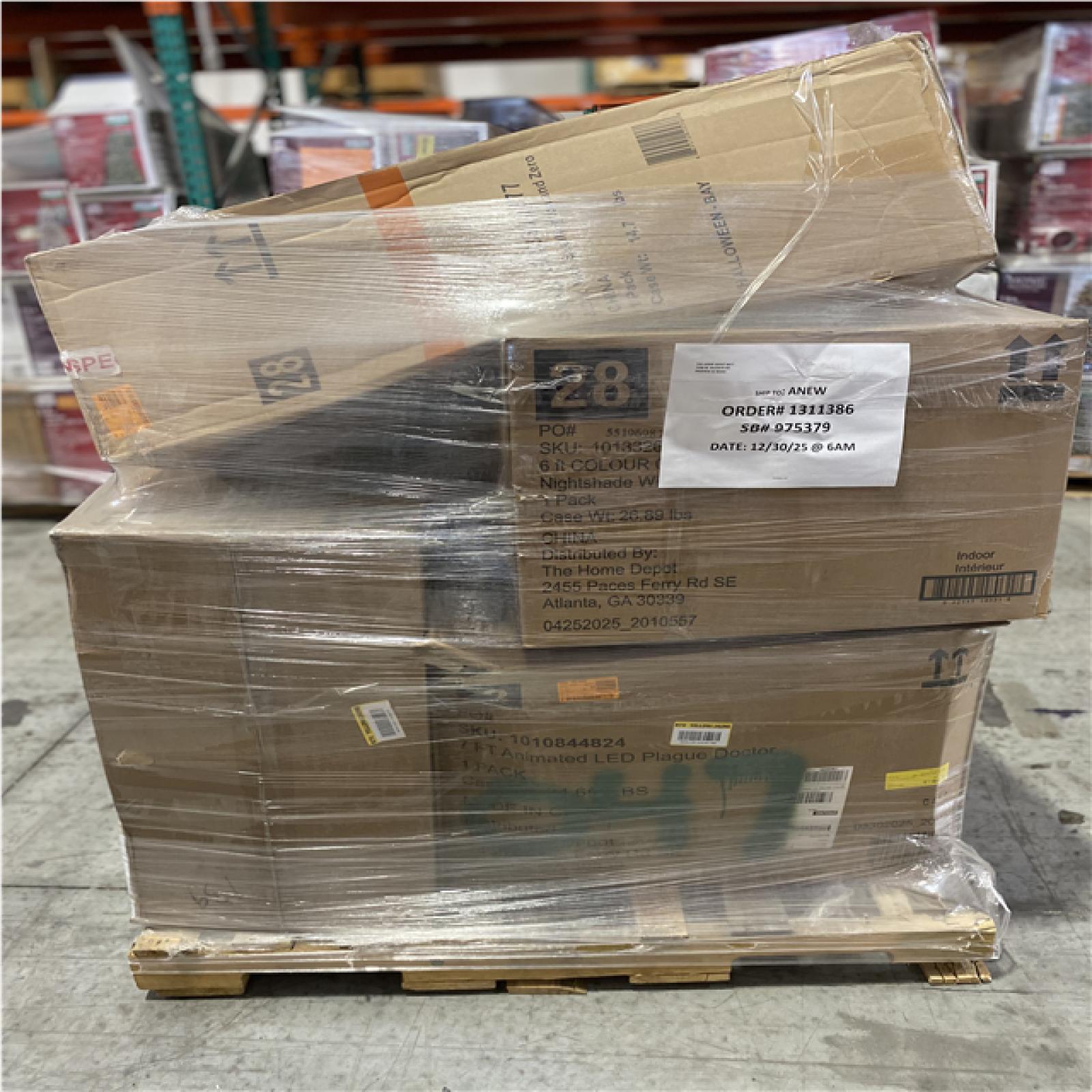 DALLAS LOCATION- MIXED BULLSEYE HALLOWEN PALLET
