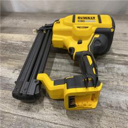 AS-IS DEWALT 20V MAX XR Lithium-Ion Electric Cordless 18-Gauge Brad Nailer (Tool Only)
