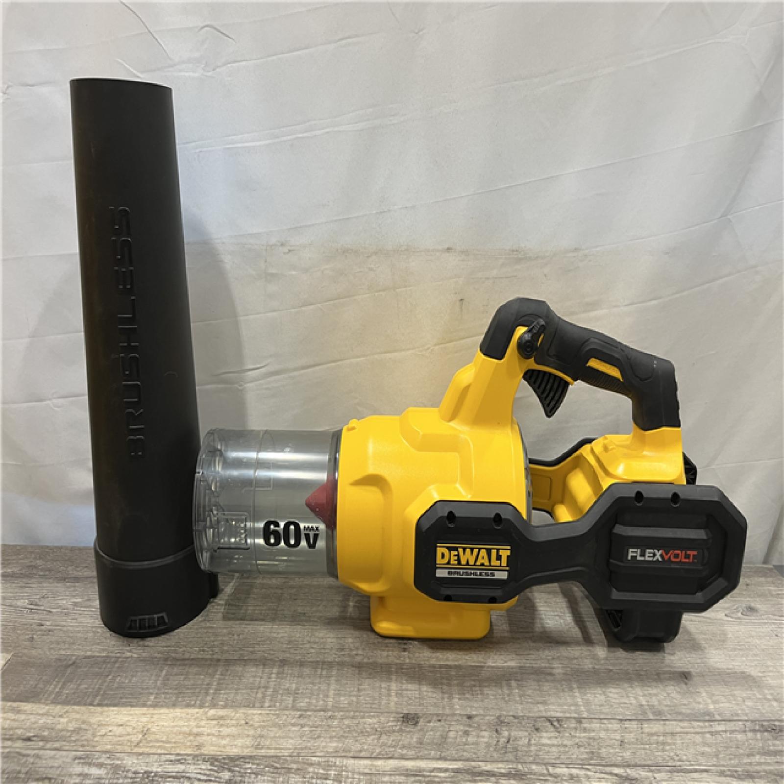 AS-IS DEWALT FLEXVOLT 60V MAX 125 MPH 600 CFM Brushless Cordless Battery Powered Blower (Tool Only)