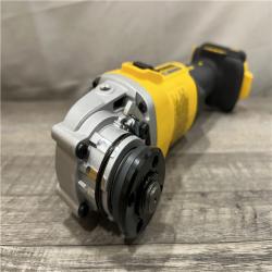 AS-IS DEWALT 20-Volt MAX Cordless Brushless 4-1/2 in. Angle Grinder with Slide Switch (Tool Only)
