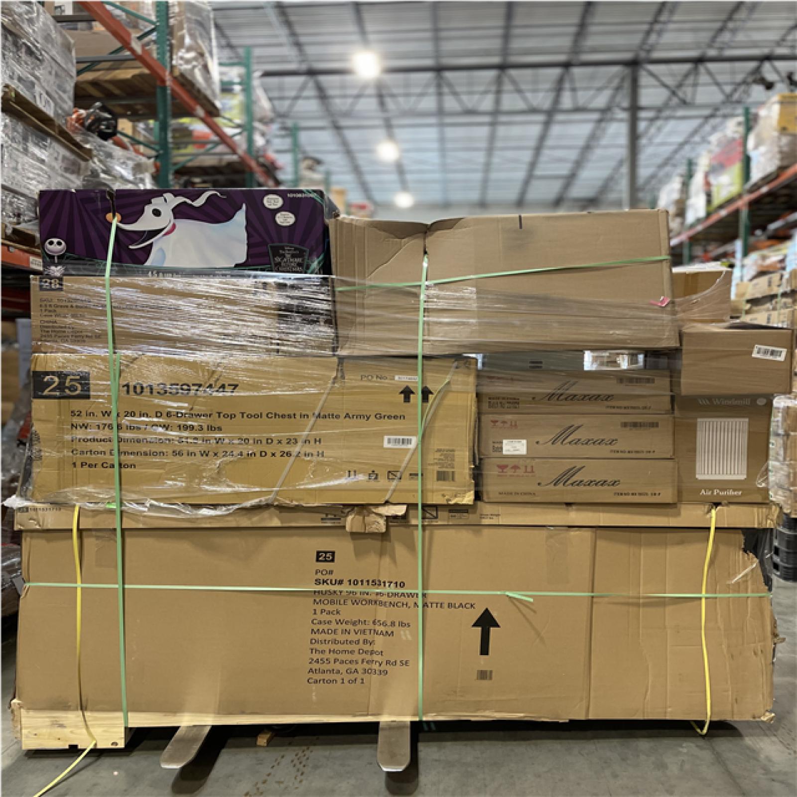 DALLAS LOCATION- AS-IS HOME IMPROVEMENT PALLET