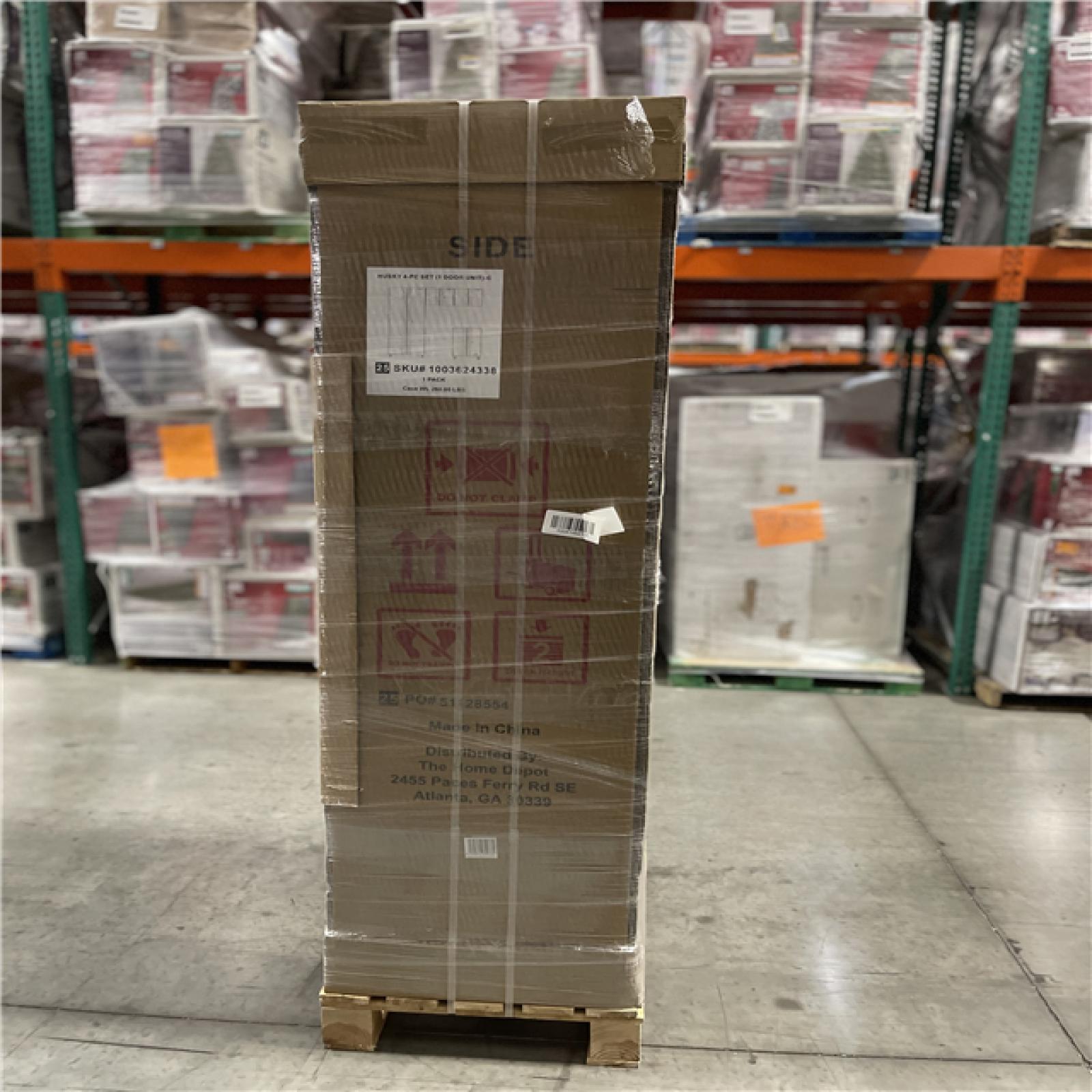 DALLAS LOCATION - Husky 4-Piece Regular Duty Welded Steel Garage Storage System in Black