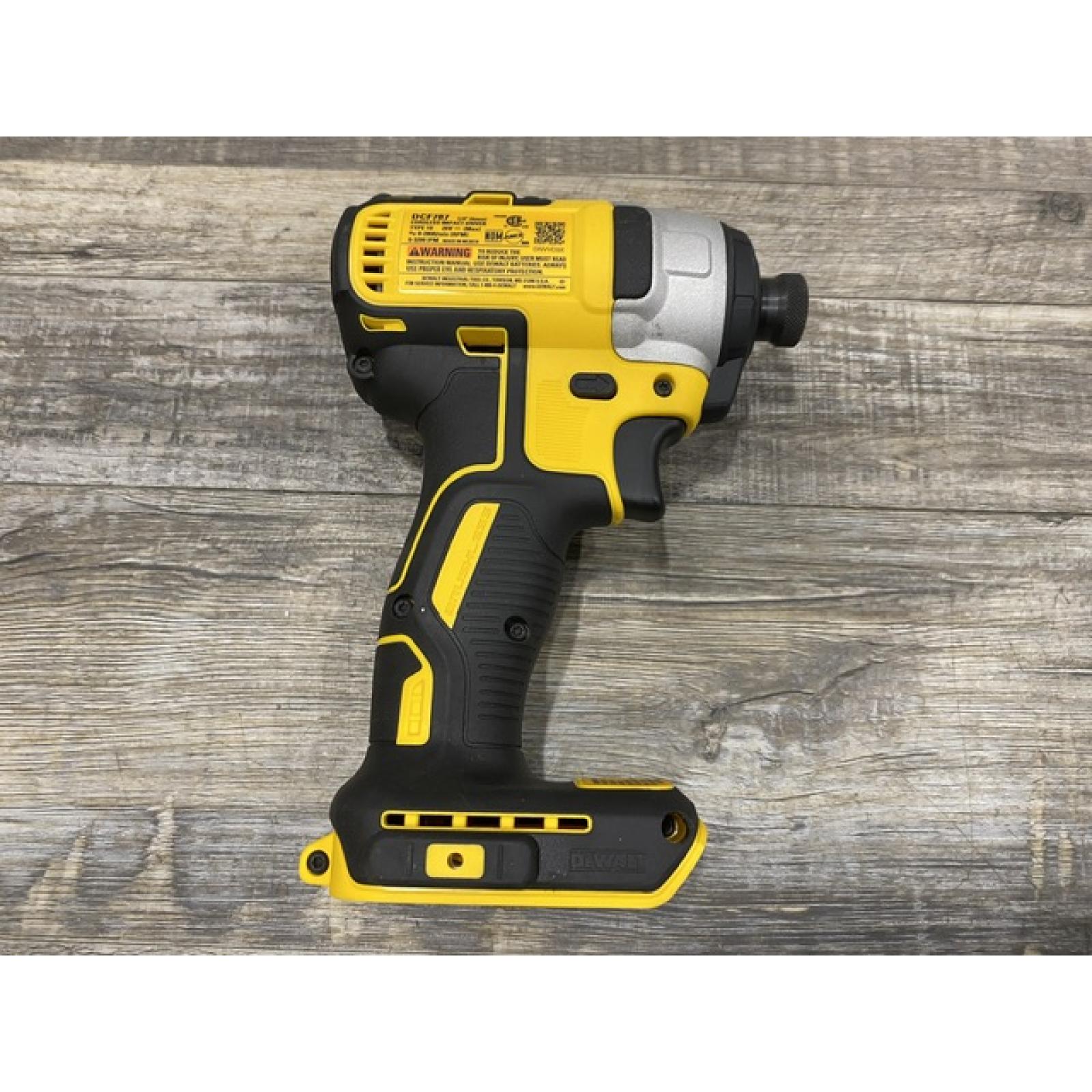 AS-IS DEWALT 20V MAX Lithium-Ion Brushless Cordless 1/4 in. Impact Driver Kit
