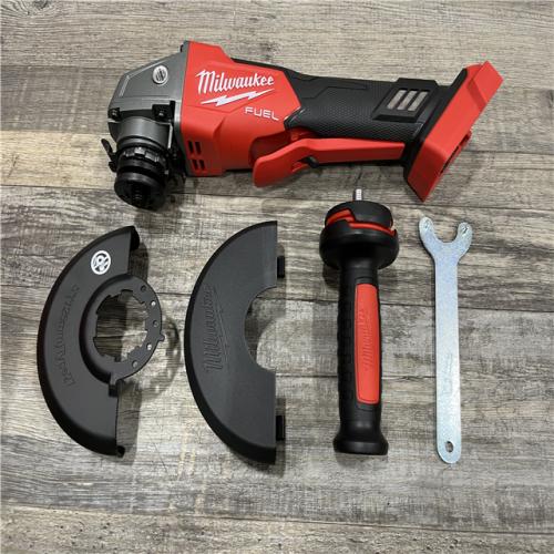 AS-IS Milwaukee FUEL 18V Lithium-Ion Brushless Cordless 4-1/2 in./5 in. Grinder with Variable Speed & Paddle Switch (Tool-Only)