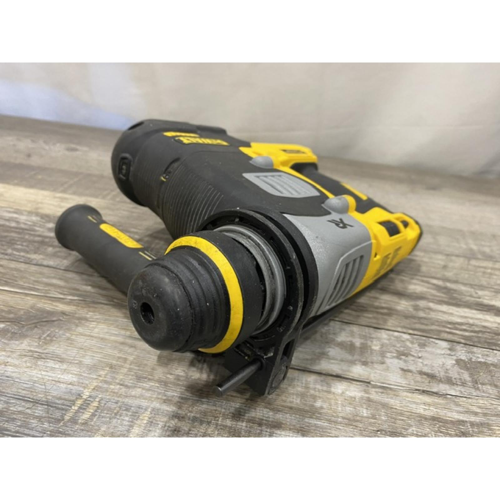 AS-IS DEWALT 20V MAX XR Cordless Brushless 1 in. SDS Plus L-Shape Rotary Hammer (Tool Only)