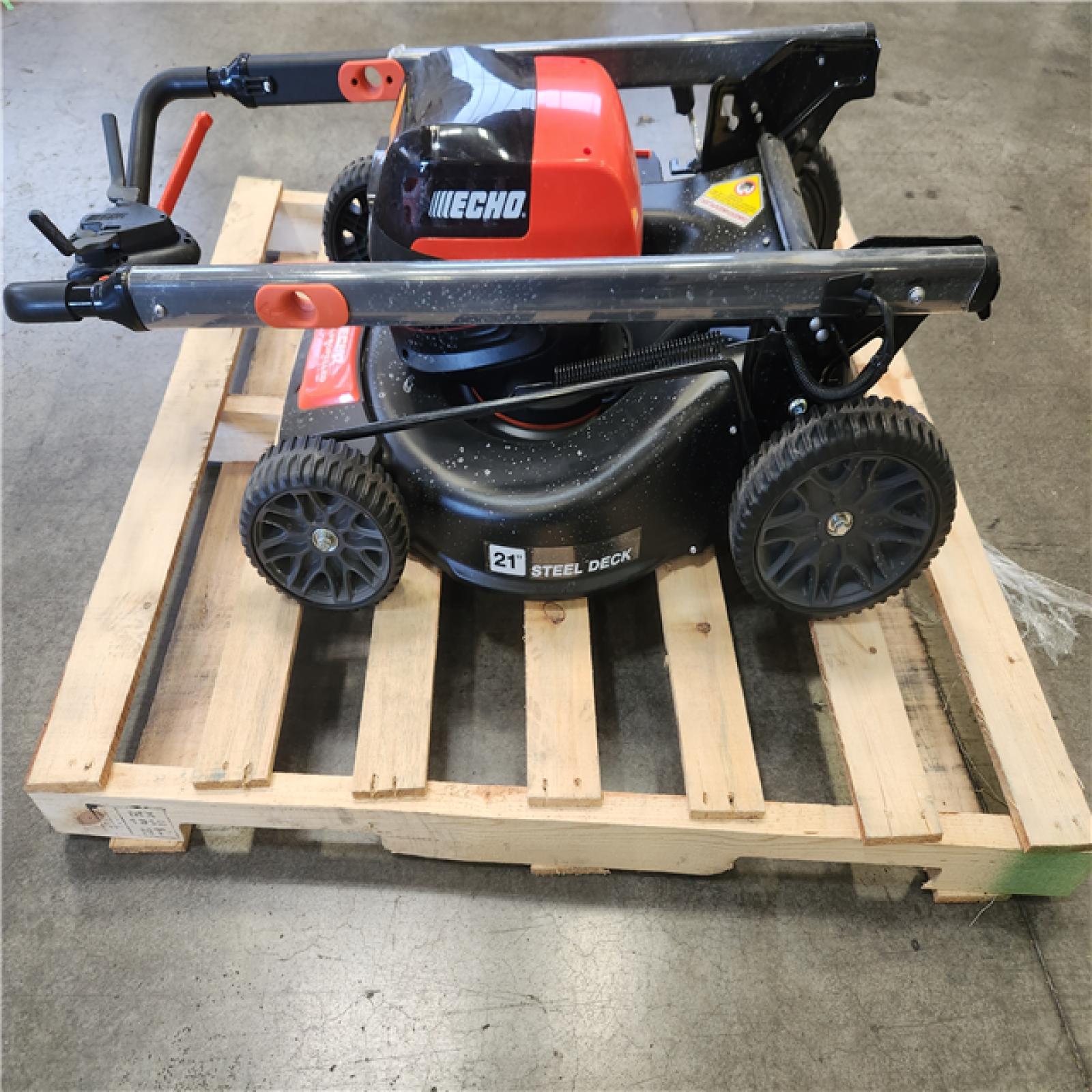 Phoenix AS-IS ECHO 56V 21 in. Cordless Battery 3-in-1 Walk Behind Self-Propelled Lawn Mower w/ (2) 5Ah Batteries and Rapid Charger (NO Bag)