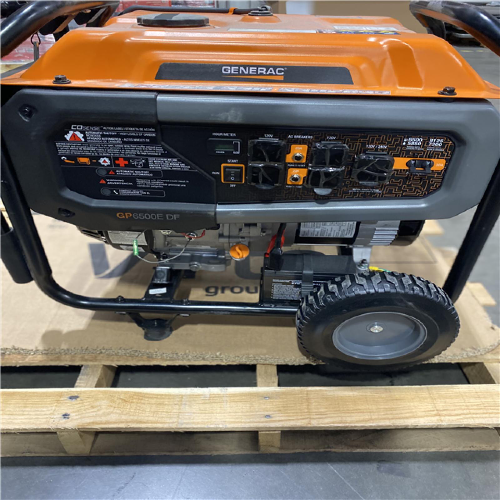 Dallas Location - As-Is  Generac GP 6500-Watt Gas-Powered Portable Generator