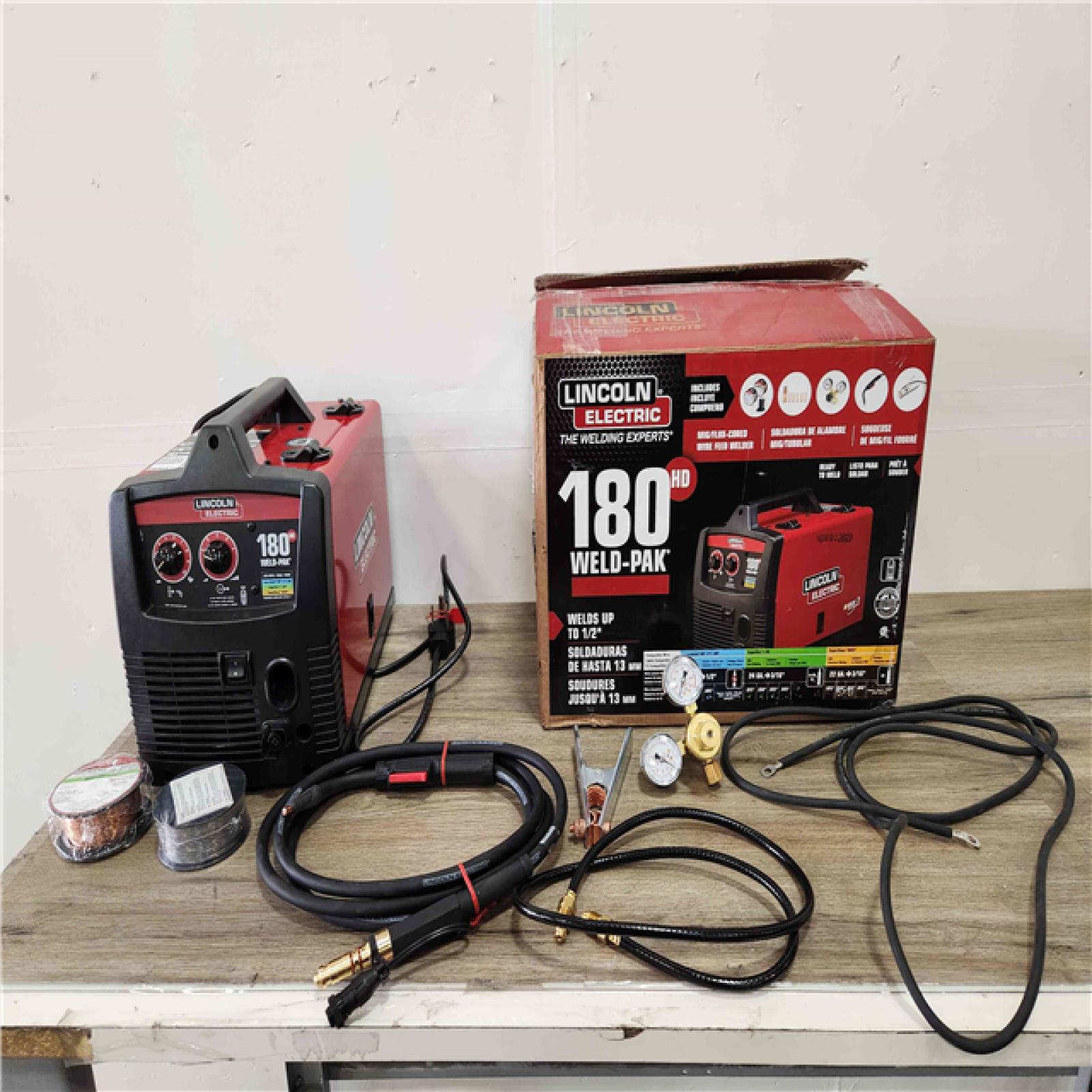 Phoenix Location Appears NEW Lincoln Electric WeldPak 180 Amp MIG Flux