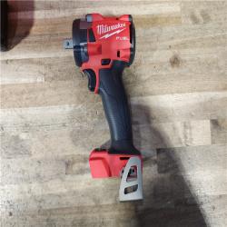 HOUSTON LOCATION - AS-IS (APPEARS LIKE NEW) Milwaukee M18 FUEL Brushless Cordless 1/2 Compact Impact Wrench W/Friction Ring Kit