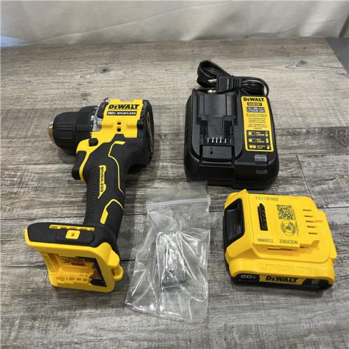 AS-IS DEWALT Atomic 20V Lithium-Ion Cordless Compact 1/2 in. Drill/Driver Kit
