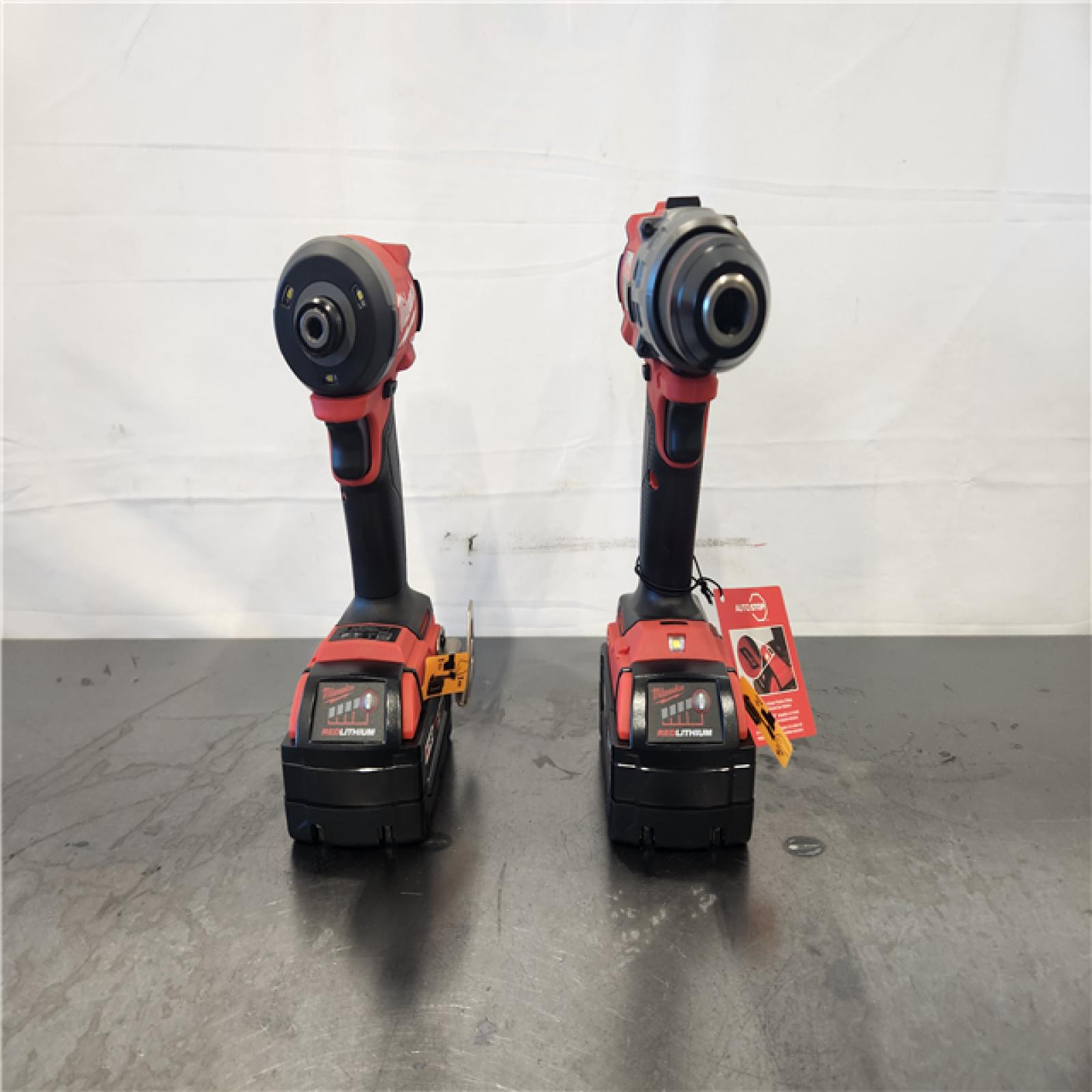 AS-IS- Milwaukee FUEL 18V Lithium-Ion Brushless Cordless Hammer Drill and Impact Driver Combo Kit