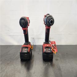 AS-IS- Milwaukee FUEL 18V Lithium-Ion Brushless Cordless Hammer Drill and Impact Driver Combo Kit