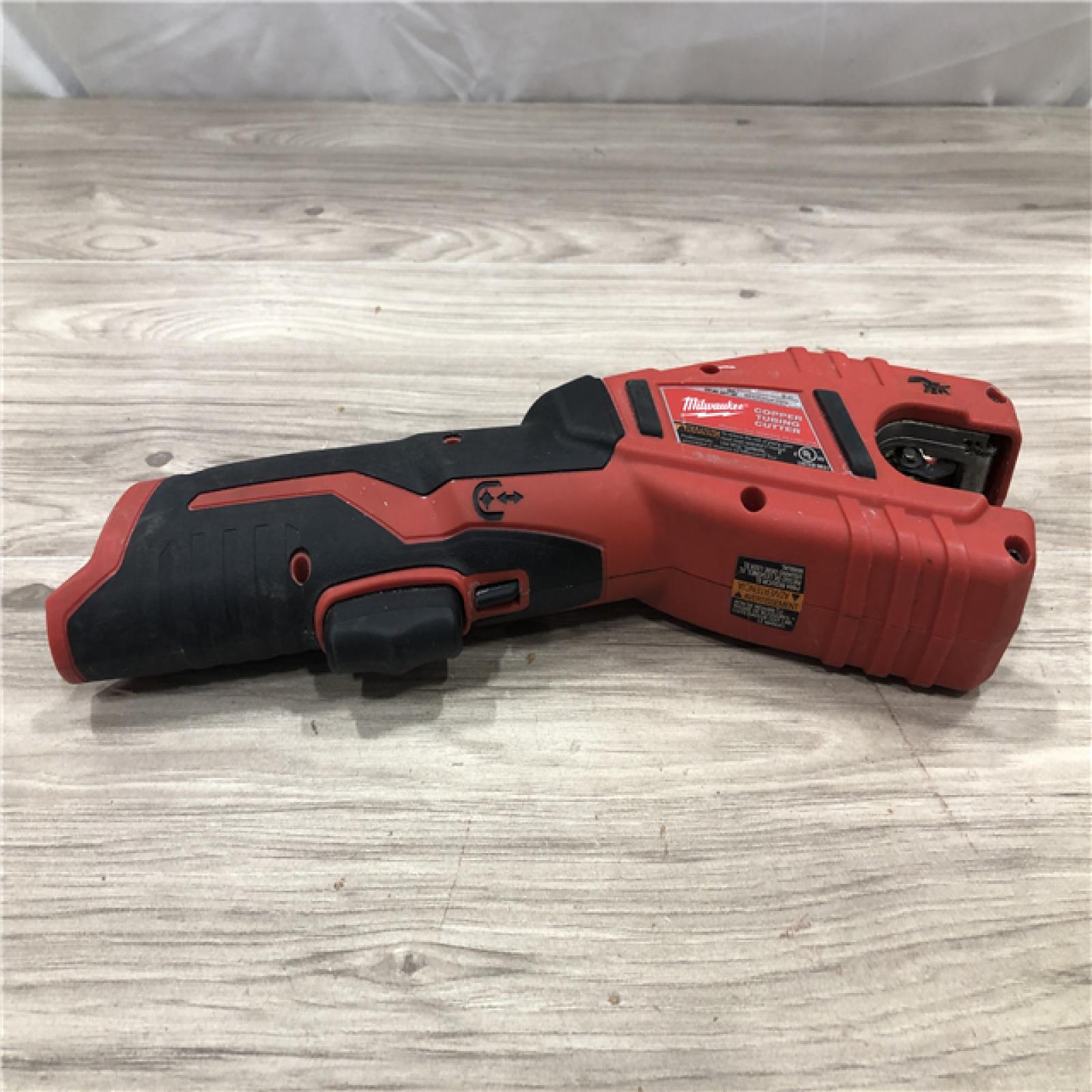 AS-IS Milwaukee M12 12V Lithium-Ion Cordless Copper Tubing Cutter (Tool-Only)